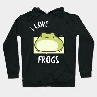 Chubby Frog - I love frogs Hoodie